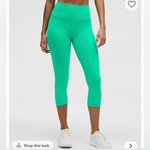 Lululemon Wunder Train High-rise Crop 21” Leggings sz 12
